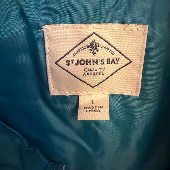 St. John's Bay Blue Quilted Vest NWT - Picture 2 of 6
